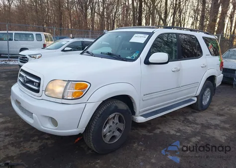 2002 Toyota Sequoia Limited V8 from USA, damaged, VIN 5TDBT48A32S115261